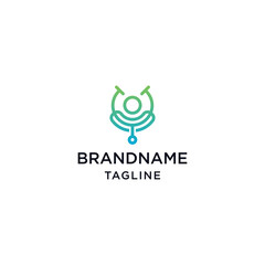 Obraz premium Health human logo design template