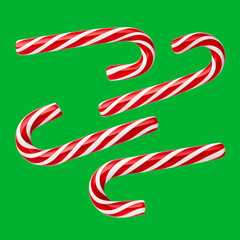 Christmas peppermint candy canes