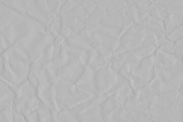 White vintage and old looking crumpled paper background. Retro cardboard texture. Grunge paper for drawing. Ancient book page. Present wrapping.