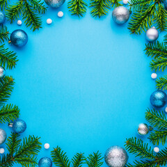 Fototapeta na wymiar Christmas and New Year background for design