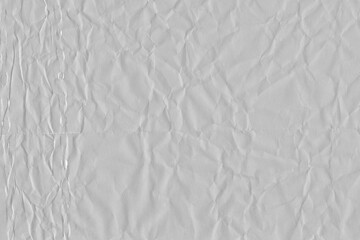 White vintage and old looking crumpled paper background. Retro cardboard texture. Grunge paper for drawing. Ancient book page. Present wrapping.