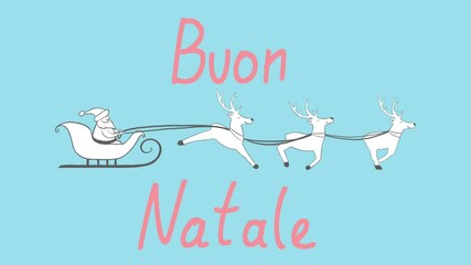 Buon Natale animazione. - Powered by Adobe