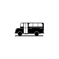 Bus icon logo, vector design