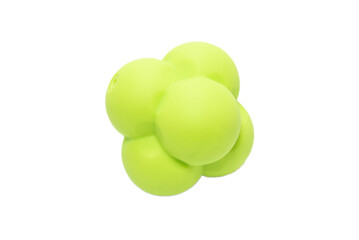 Random bouncing ball isolated on white background.