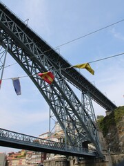 Fototapeta na wymiar crane on the bridge