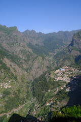 Curral Das Freiras village and valley, Madeira Island, Portugal