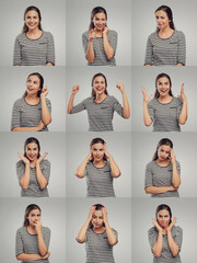 Twelve different moods