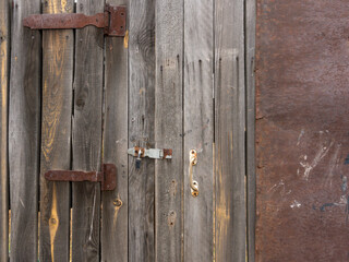 old wooden door