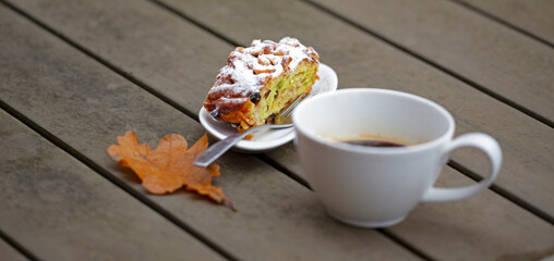 cup of coffee with cake