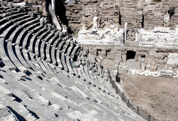 Side amphitheatre in Turkey
