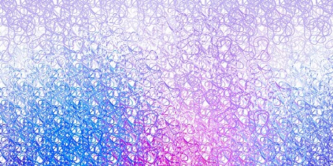 Light green vector texture with curves.