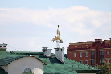 Obraz premium construction of high-rise buildings