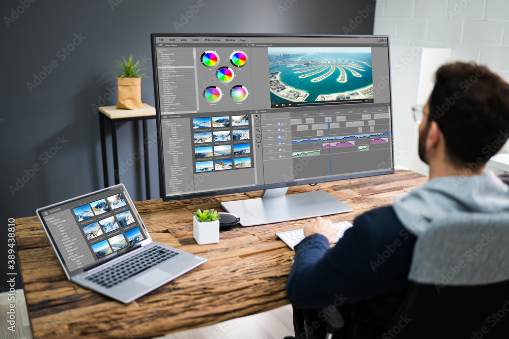 Poster Video Editor Using Edit Software