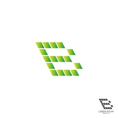 Letter B  square logo icon concept design