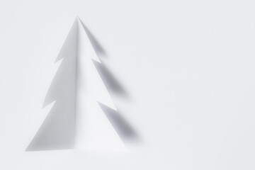 Abstract beautiful shadow from the Christmas tree. A good solution for a festive background....