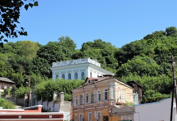 Houses in the historical district of Nizhny Novgorod