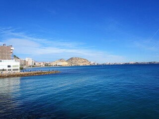 Fototapeta premium Alicante coast from the sea