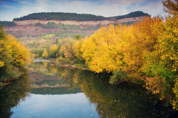 Autumn landscapes near Veliko Tarnovo, Bulgaria