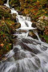 Fototapeta na wymiar Todtnauer Wasserfall im Herbst