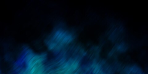 Dark BLUE vector background with bent lines.