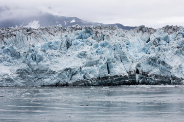 Fototapeta na wymiar Closeup of the Hubbard Glacier, Alaska