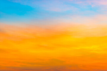 Sunset colorful sky for sunset nature background