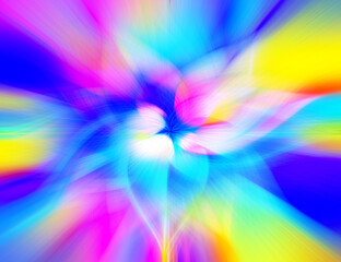 Abstract twisted light fibers effect blurred background,