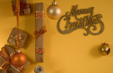 Christmas and New Year holidays background
