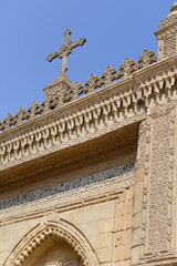 The main gate of Saint Virgin Mary Coptic Orthodox Church - Cairo, Egypt
