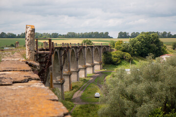 abandoned railway bridge