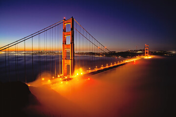 Fototapeta na wymiar Golden Gate Bridge, San Francisco, USA