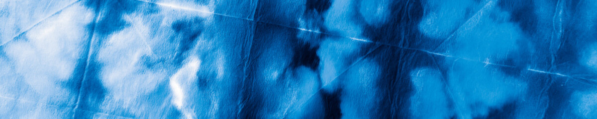 Navy Dye Distressed Silk. Wall Texture Paint. Sea