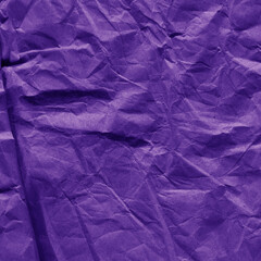 Violet vintage and old looking crumpled paper background. Retro cardboard texture. Grunge paper for drawing. Ancient book page. Present wrapping.
