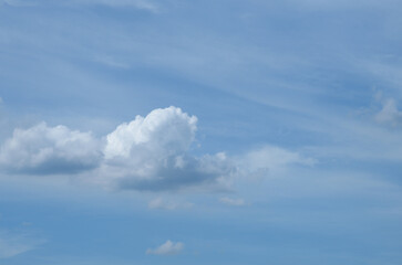 blue sky with clouds