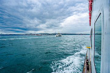 Bosphorus Strait, Istanbul.Turkey