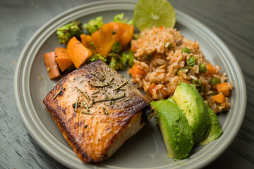 pescado asado