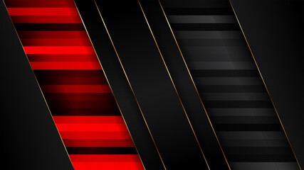 Obraz premium Luxury abstract background with gold on edge background and dynamic shadow on background. Vector background. Eps 10