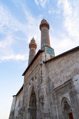 Obraz premium Double Minaret Madrasah (Cifte minareli medrese in Turkish), Sivas/Turkey