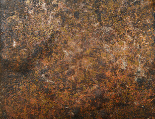 old rusty iron for background or texture, vintage style, scratched and weathered, blank space for text
