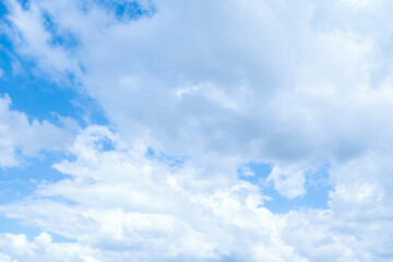 cloudy blue sky view sushine bright background