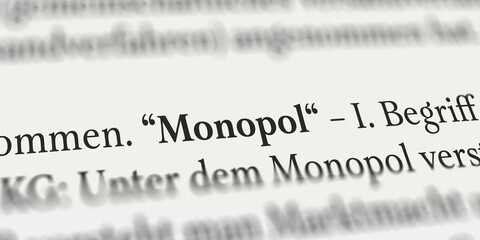 Monopol im Buch