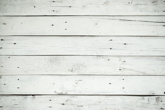 The white old wood background texture