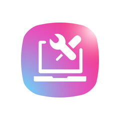 Laptop Configuration - Mobile App Icon