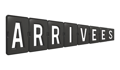 arrivées 3D aeroport