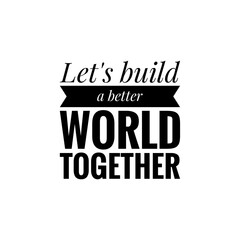 Word / Lettering about World