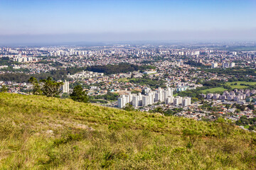 Vegetation and Porto Alegre cityview from Morro Santana