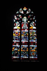 Buntglasfenster im St. Petri Dom Bremen