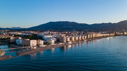 Fototapeta premium Coast of Fuengirola, south of Spain