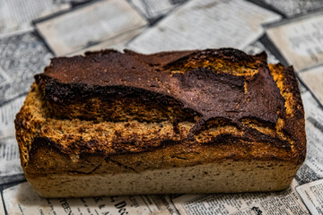Pan de centeno hecho en casa
