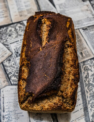 Pan de centeno hecho en casa